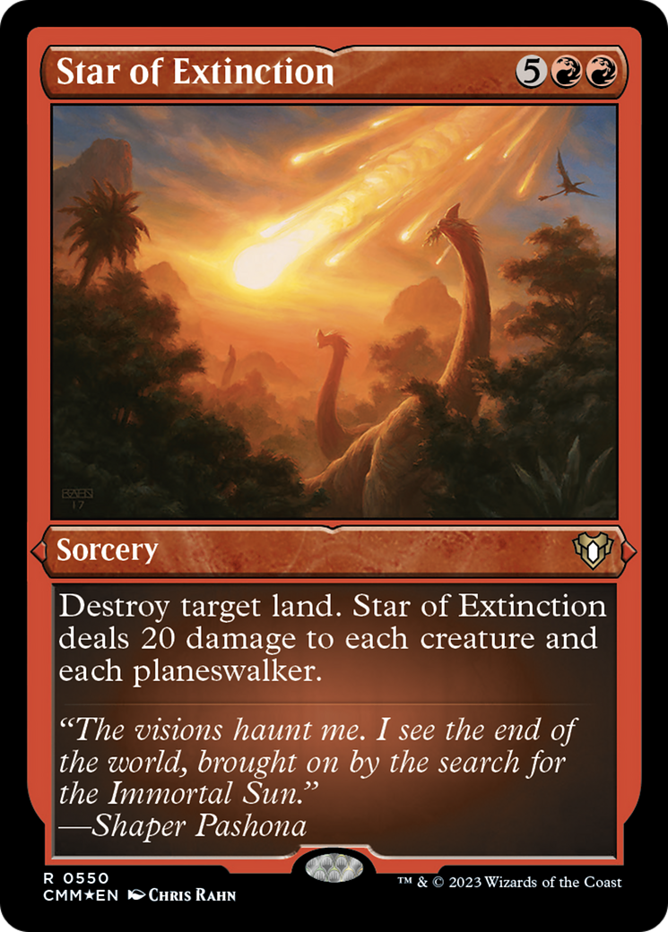 Star of Extinction (Foil Etched) [Commander Masters] | Cracking-Singles