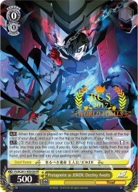 Protagonist as JOKER: Destiny Awaits (PS/BCS2017/WS01EN PR) (BCS 2017 World Finals) [Bushiroad Event Cards] | Cracking-Singles