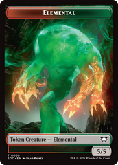 Insect // Elemental (0008) Double-Sided Token [Edge of Eternities Commander Tokens] | Cracking-Singles