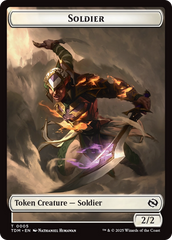 Goblin // Solider (0004) Double-Sided Token [Tarkir: Dragonstorm Commander Tokens] | Cracking-Singles