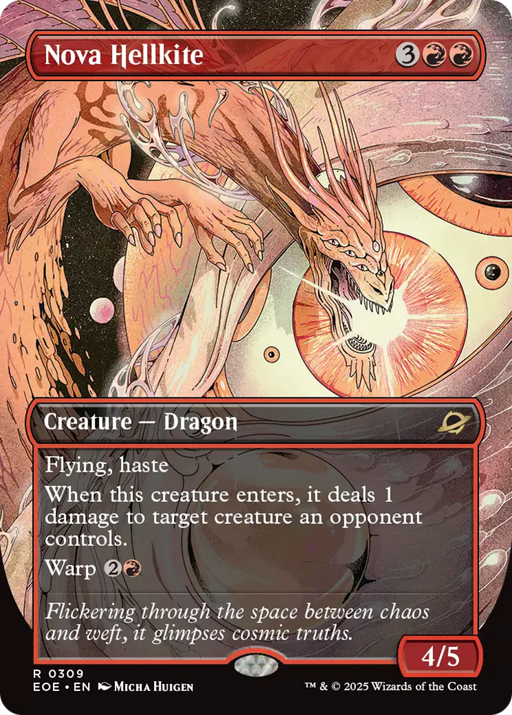 Nova Hellkite (Borderless) [Edge of Eternities] | Cracking-Singles