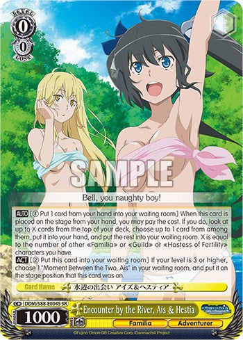 Encounter by the River, Ais & Hestia (DDM/S88-E004S SR) [Is it Wrong to Try to Pick Up Girls in a Dungeon?] | Cracking-Singles