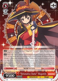 "Detonative Dame" Megumin (KS/W55-E043 RR) [KonoSuba 2] | Cracking-Singles