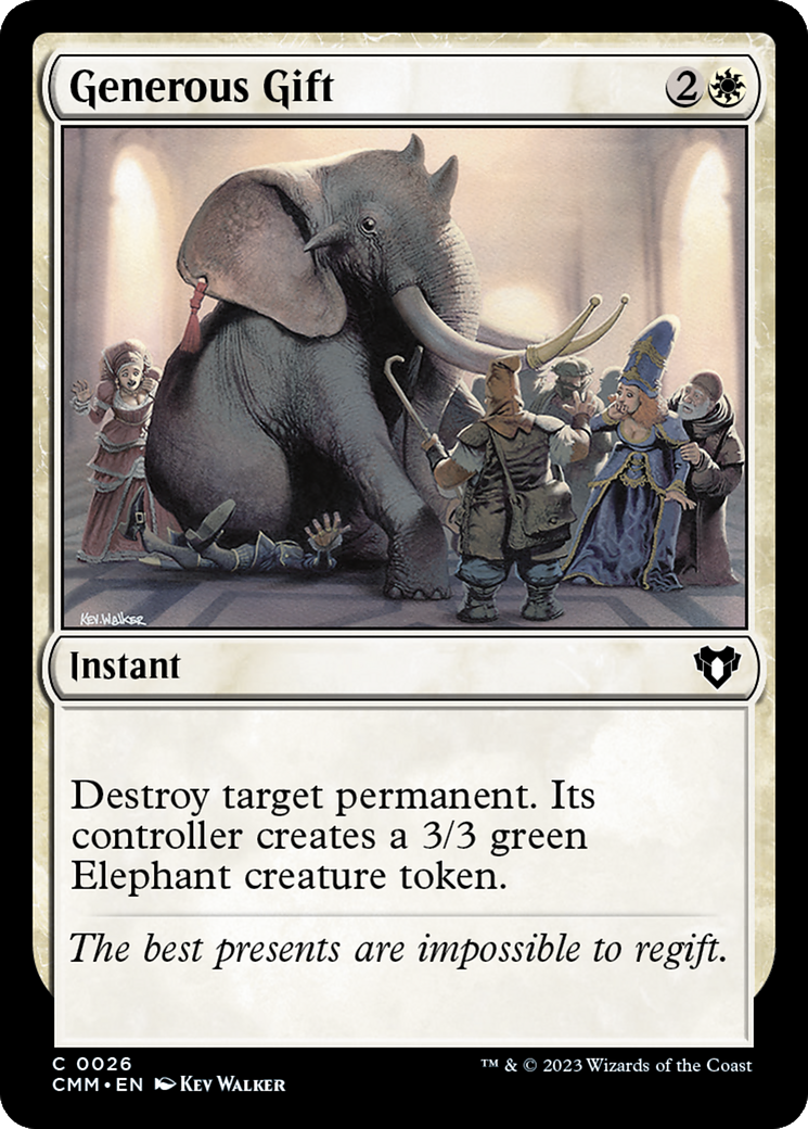 Generous Gift [Commander Masters] | Cracking-Singles