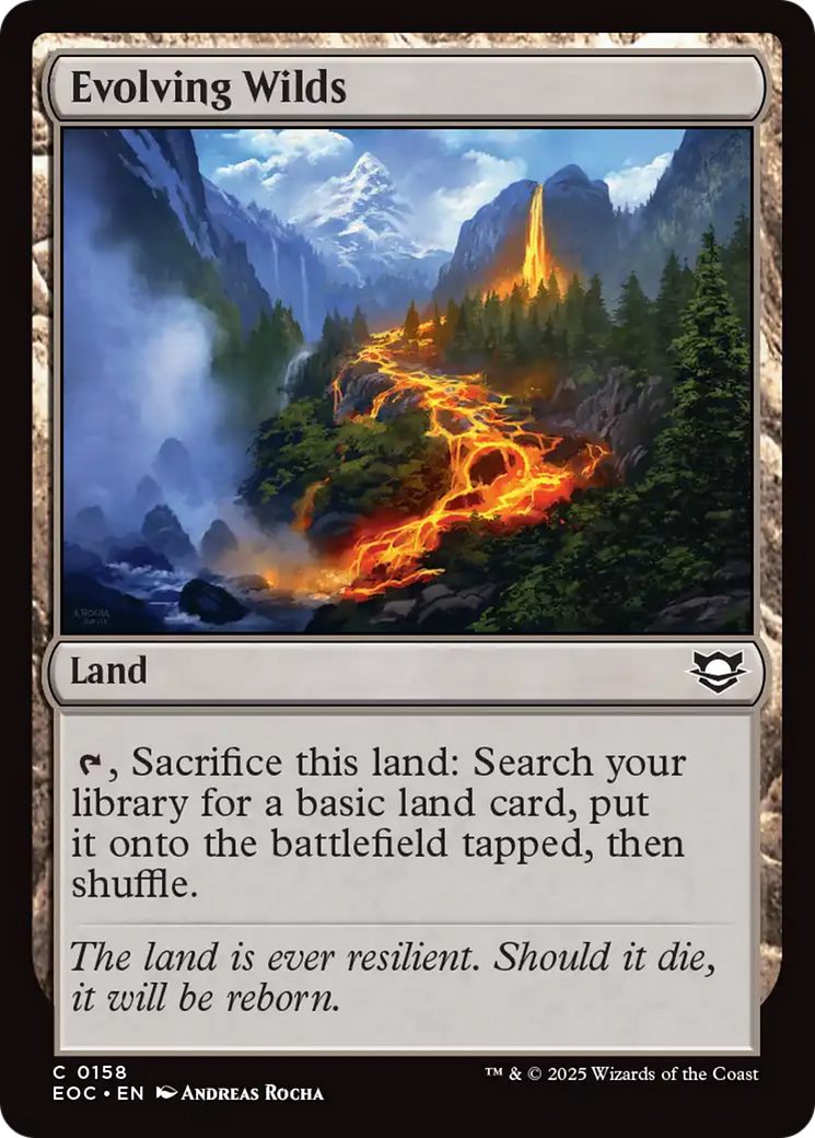 Evolving Wilds [Edge of Eternities Commander] | Cracking-Singles