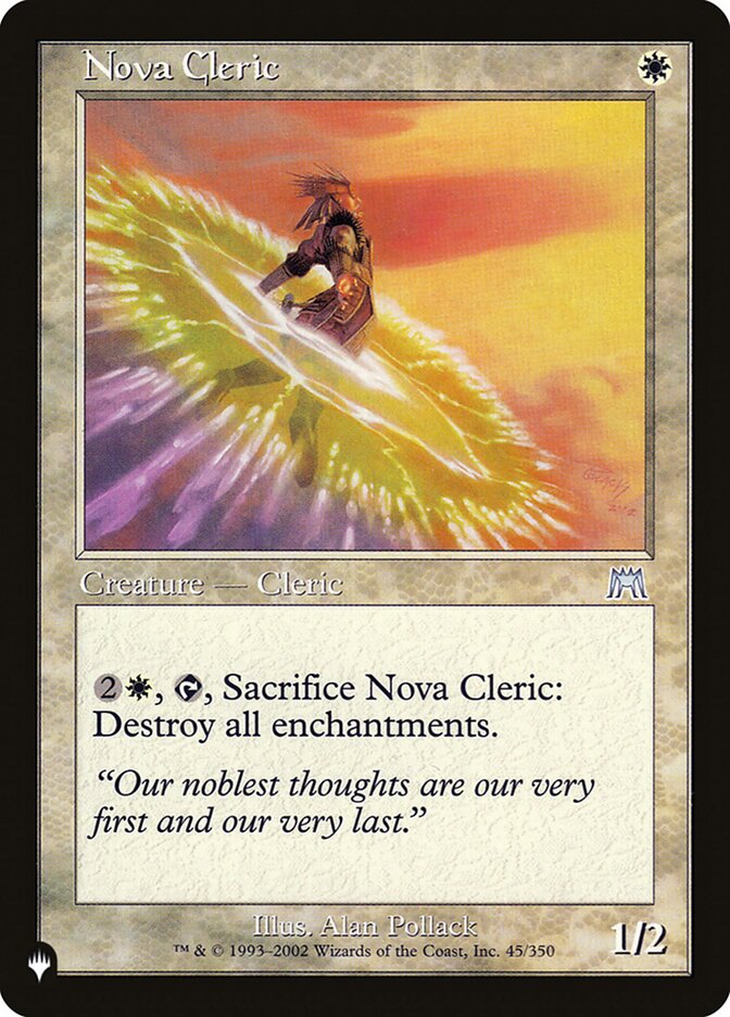 Nova Cleric [The List] | Cracking-Singles