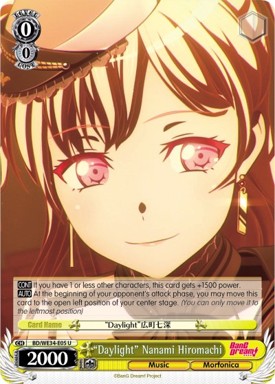 "Daylight" Nanami Hiromachi (BD/WE34-E05 U) [Morfonica x RAISE A SUILEN] | Cracking-Singles