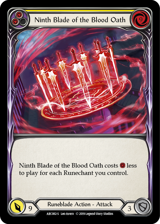 Ninth Blade of the Blood Oath [ARC082-S] (Arcane Rising)  1st Edition Normal | Cracking-Singles