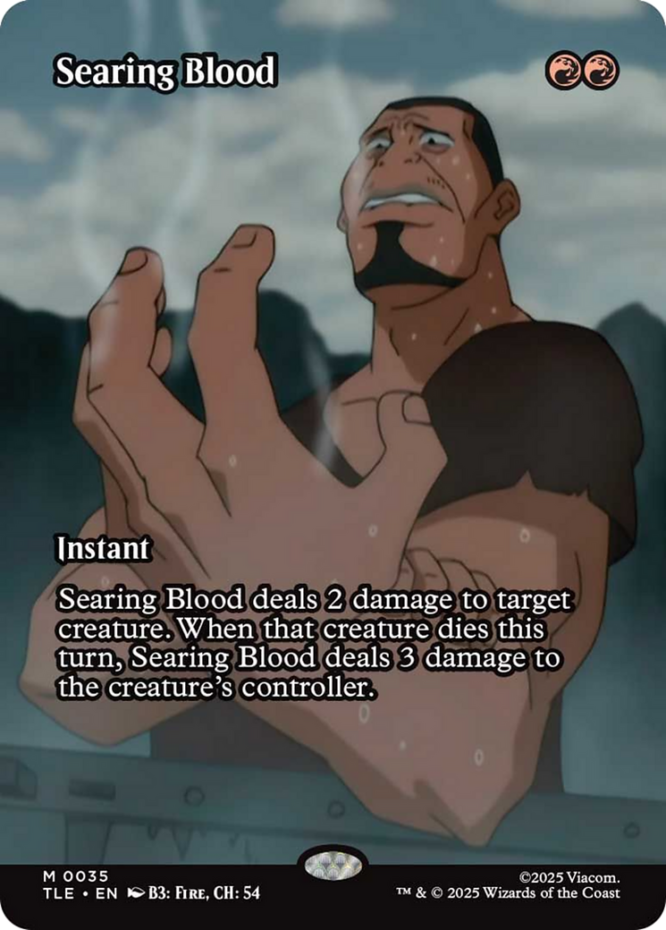 Searing Blood (Borderless) [Avatar: The Last Airbender: Eternal-Legal] | Cracking-Singles