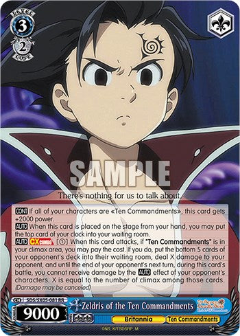 Zeldris of the Ten Commandments (Foil) [The Seven Deadly Sins: Revival of The Commandments] | Cracking-Singles