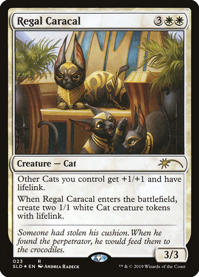 Regal Caracal [Secret Lair Drop Series] | Cracking-Singles