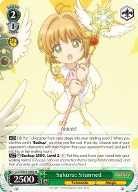 Sakura: Stunned (CCS/WX01-036S SR) [Cardcaptor Sakura: Clear Card] | Cracking-Singles