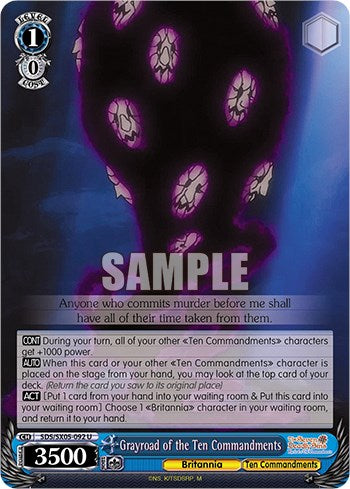 Grayroad of the Ten Commandments [The Seven Deadly Sins: Revival of The Commandments] | Cracking-Singles