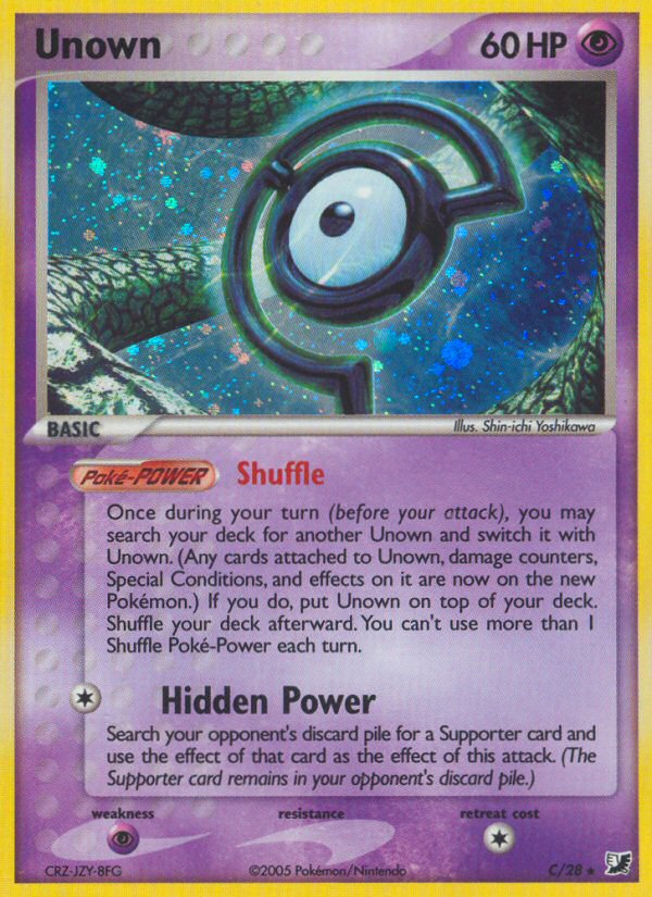 Unown (C) (C/28) [EX: Unseen Forces] | Cracking-Singles