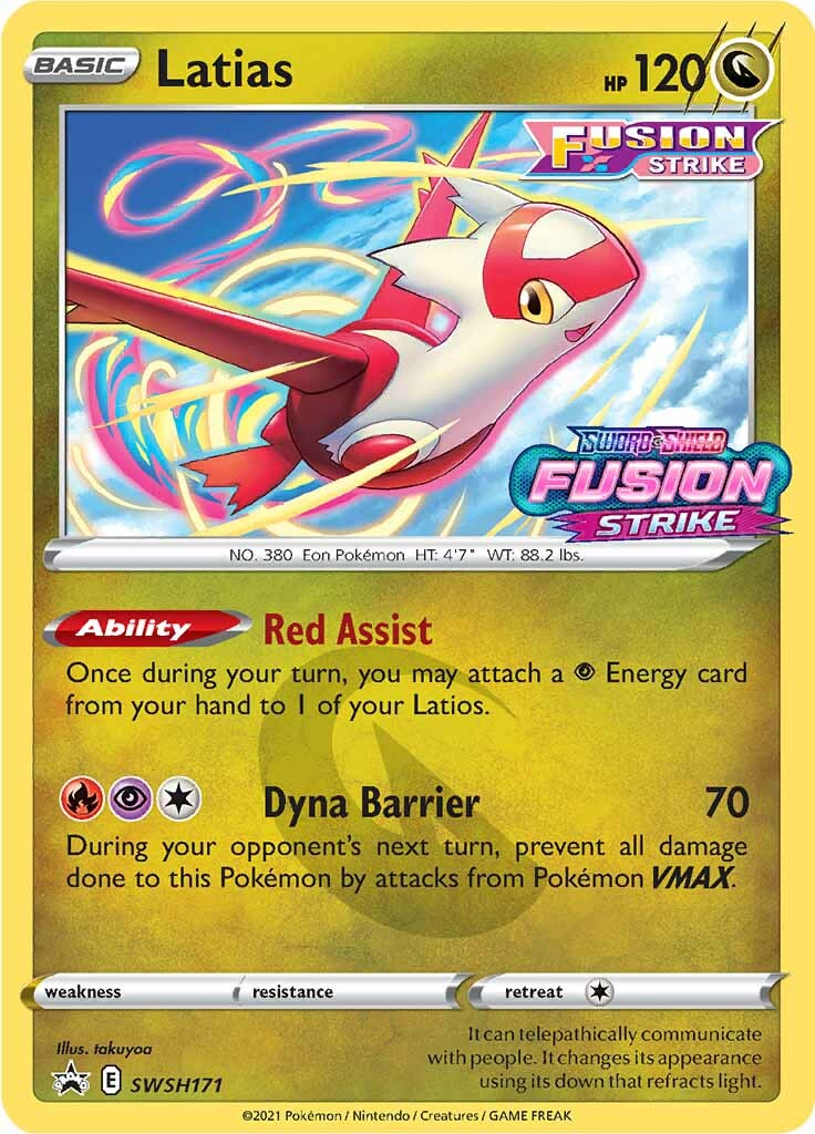 Latias (SWSH171) (Prerelease Promo) [Sword & Shield: Black Star Promos] | Cracking-Singles