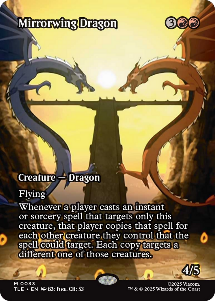 Mirrorwing Dragon (Borderless) [Avatar: The Last Airbender: Eternal-Legal] | Cracking-Singles