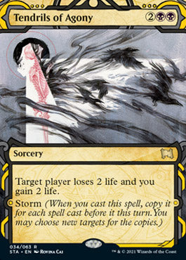 Tendrils of Agony (Foil Etched) [Strixhaven: Mystical Archive] | Cracking-Singles
