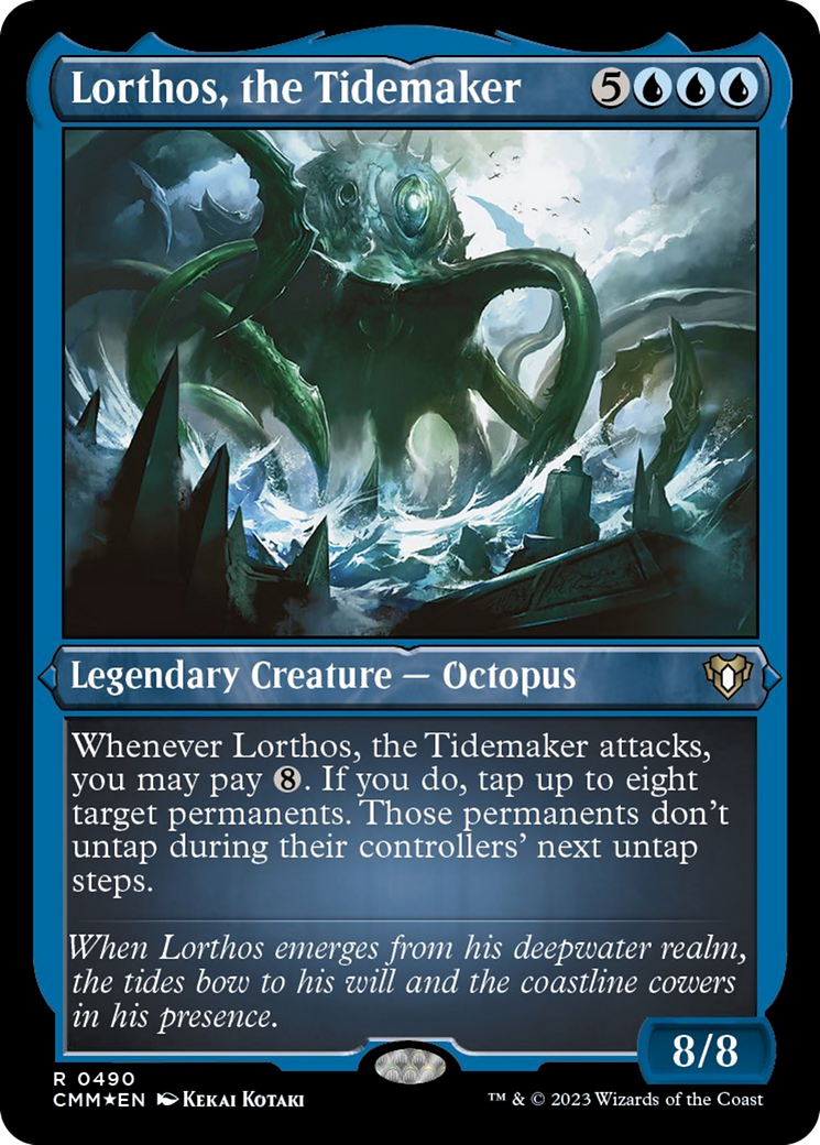 Lorthos, the Tidemaker (Foil Etched) [Commander Masters] | Cracking-Singles