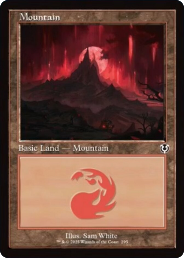 Mountain (295) (Retro Frame) [Innistrad Remastered] | Cracking-Singles