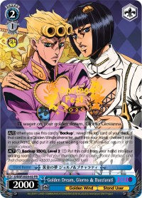 Golden Dream, Giorno & Bucciarati (JJ/BSF2020-02 PR) [Bushiroad Event Cards] | Cracking-Singles