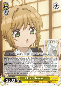 Sakura Kinomoto (CCS/WX01-009 R) [Cardcaptor Sakura: Clear Card] | Cracking-Singles