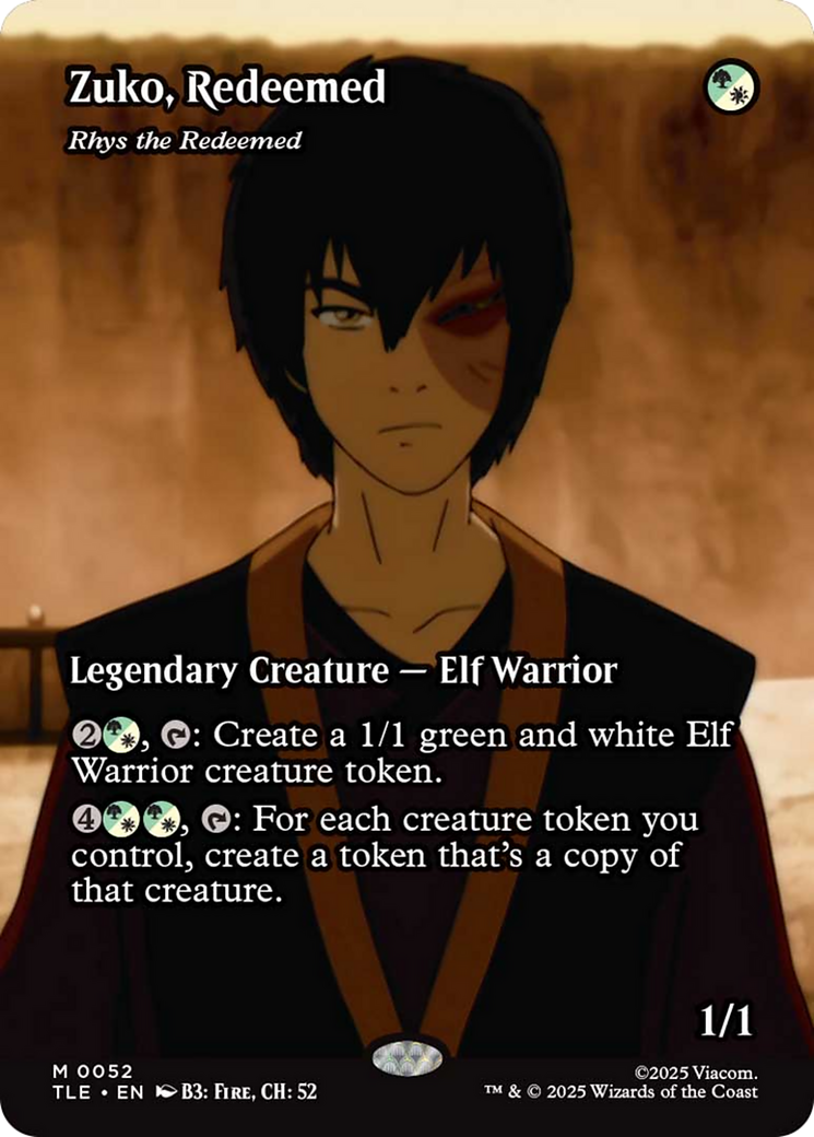 Zuko, Redeemed - Rhys the Redeemed (Borderless) [Avatar: The Last Airbender: Eternal-Legal] | Cracking-Singles
