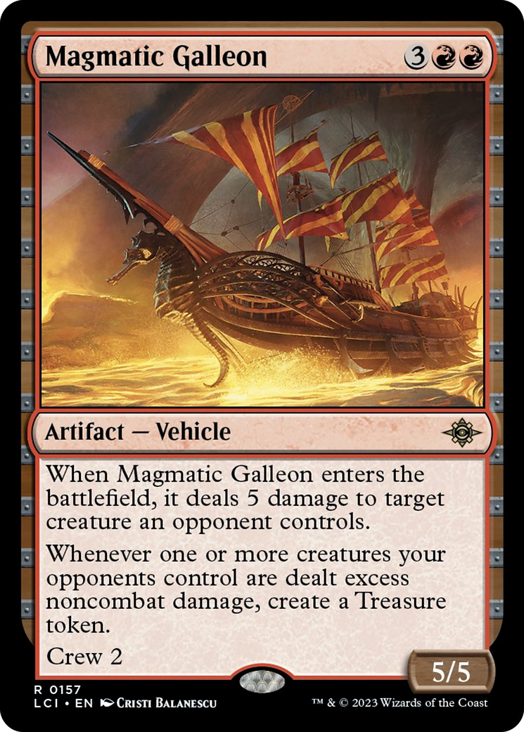 Magmatic Galleon [The Lost Caverns of Ixalan] | Cracking-Singles