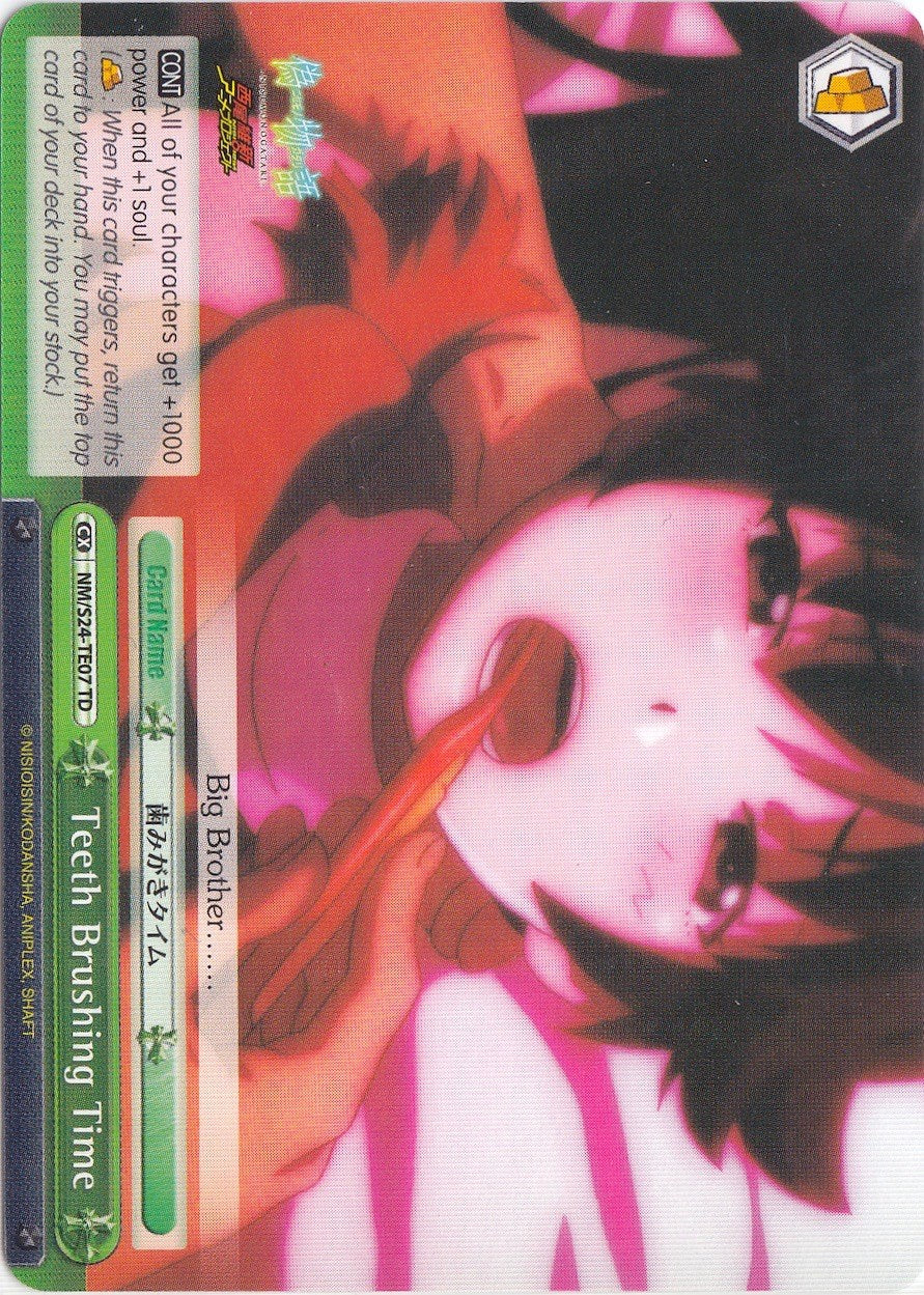 Teeth Brushing Time (NM/S24-TE07	TD) [NISEMONOGATARI] | Cracking-Singles