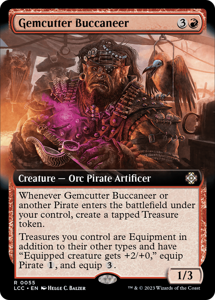 Gemcutter Buccaneer (Extended Art) [The Lost Caverns of Ixalan Commander] | Cracking-Singles