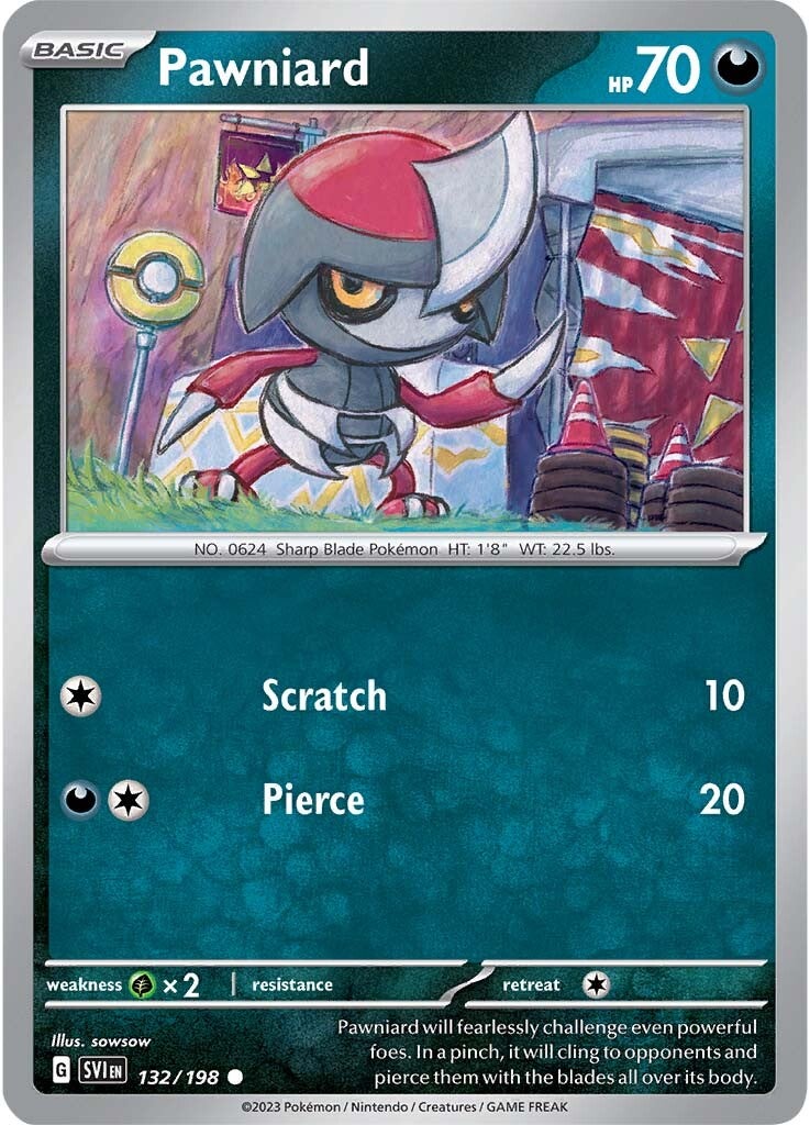 Pawniard (132/198) [Scarlet & Violet: Base Set] | Cracking-Singles