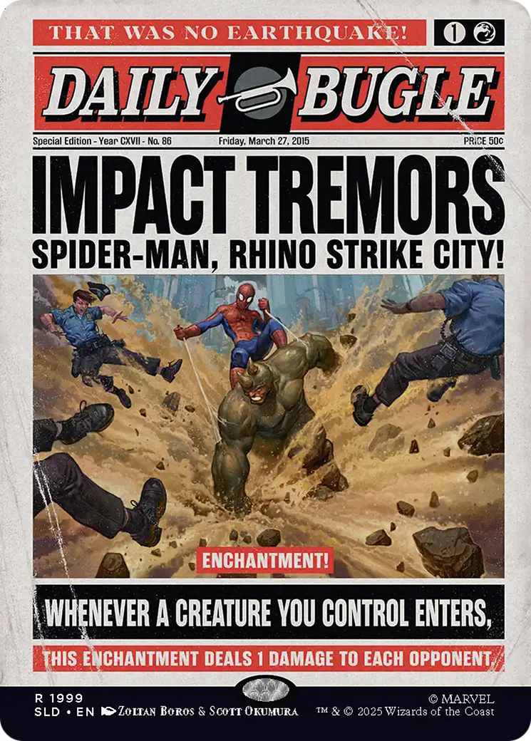 Impact Tremors (1999) (Rainbow Foil) [Secret Lair Drop Series] | Cracking-Singles