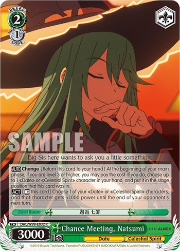 Chance Meeting, Natsumi [Date A Live Vol.2] | Cracking-Singles