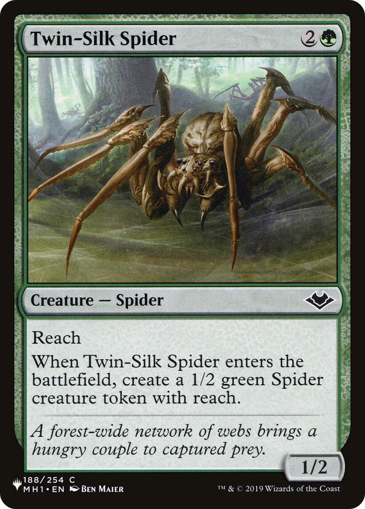 Twin-Silk Spider [The List] | Cracking-Singles