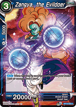 Zangya, the Evildoer (Common) (BT13-050) [Supreme Rivalry] | Cracking-Singles