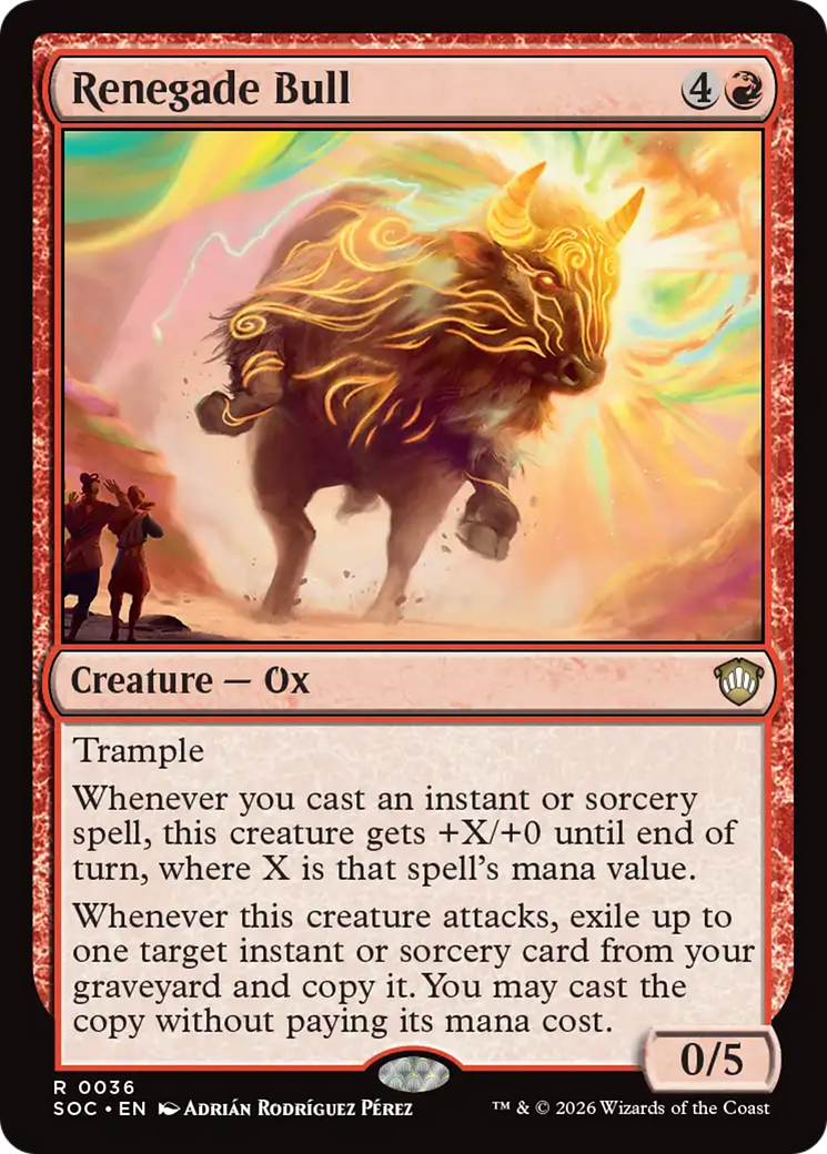 Renegade Bull [Secrets of Strixhaven Commander] | Cracking-Singles