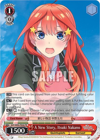 A New Story, Itsuki Nakano (5HY/W90-PE06 PR) [The Quintessential Quintuplets 2] | Cracking-Singles