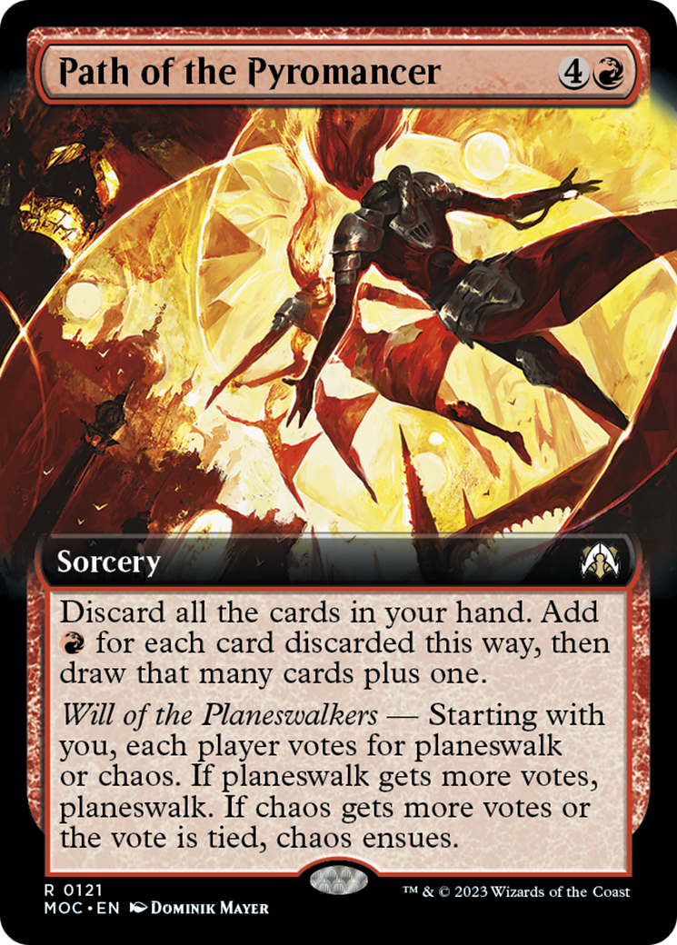 Path of the Pyromancer (Extended Art) [March of the Machine Commander] | Cracking-Singles