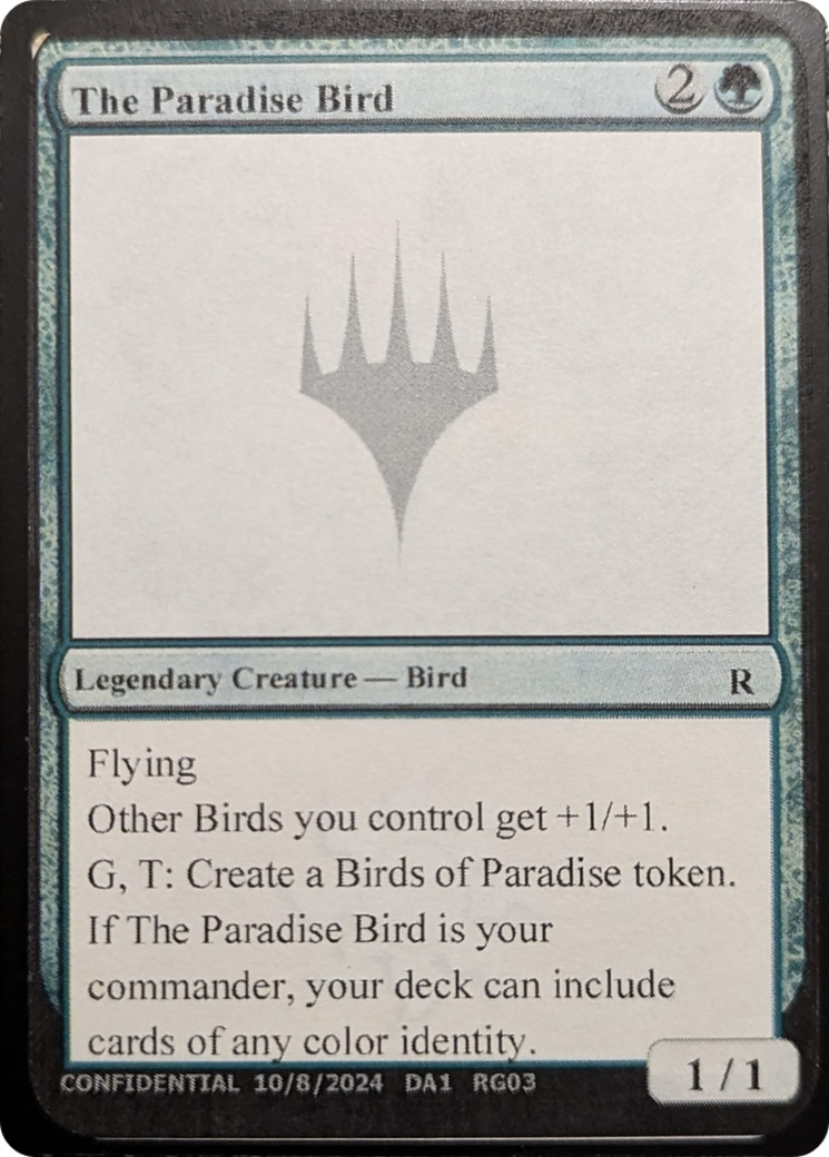 The Paradise Bird [Mystery Booster 2 Playtest Cards] | Cracking-Singles