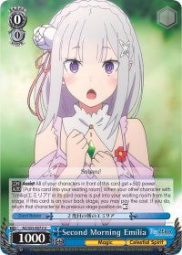 Second Morning Emilia (RZ/S55-E073 U) [Re:ZERO Vol.2] | Cracking-Singles
