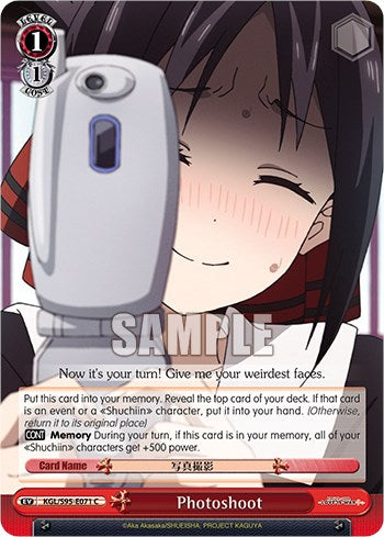 Photoshoot [Kaguya-Sama: Love is War?] | Cracking-Singles