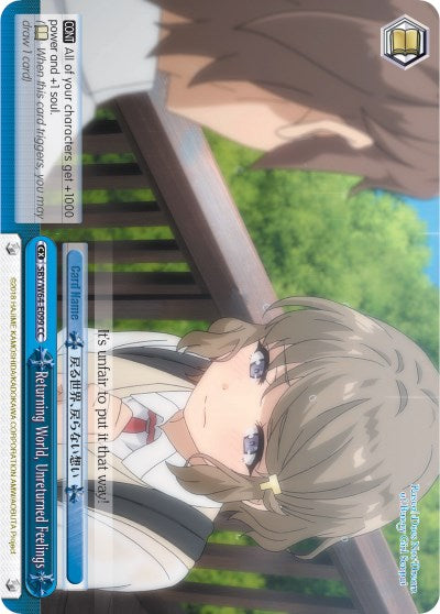 Returning World, Unreturned Feelings (SBY/W64-E099 CC) [Rascal Does Not Dream of Bunny Girl Senpai] | Cracking-Singles