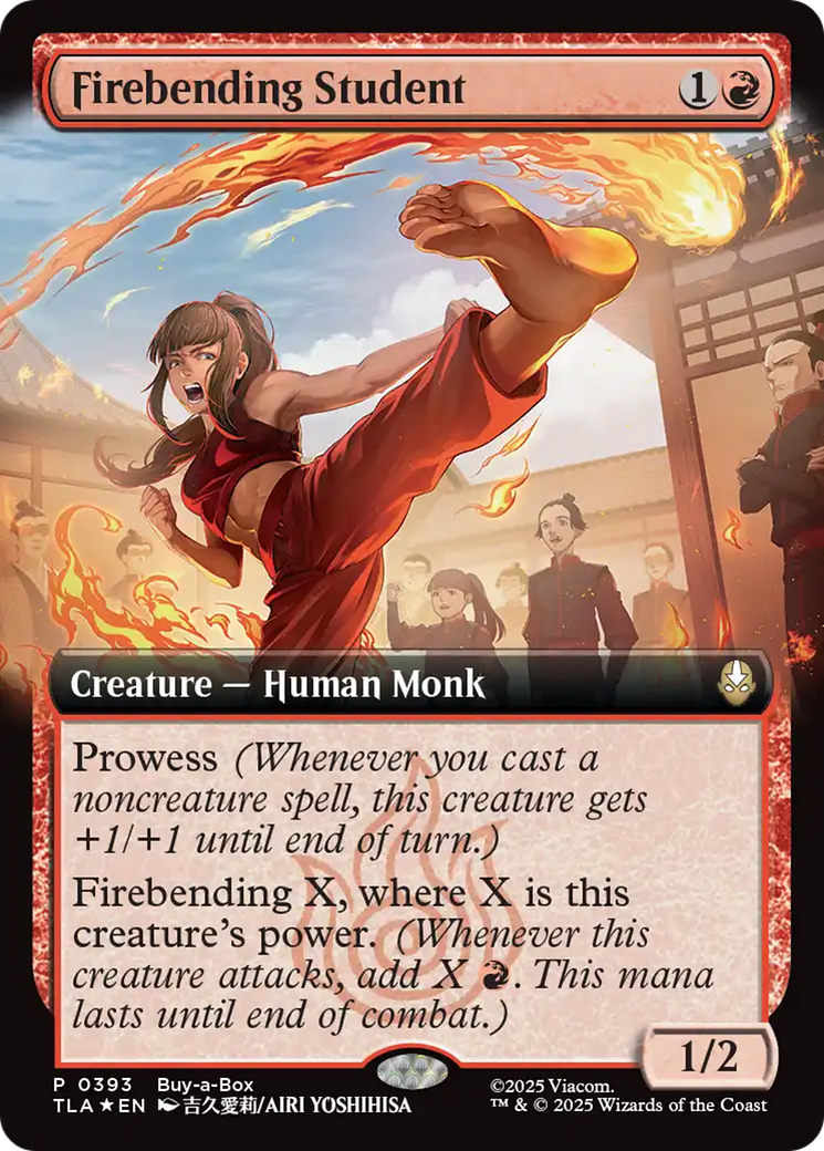 Firebending Student (Extended Art) [Avatar: The Last Airbender Promos] | Cracking-Singles