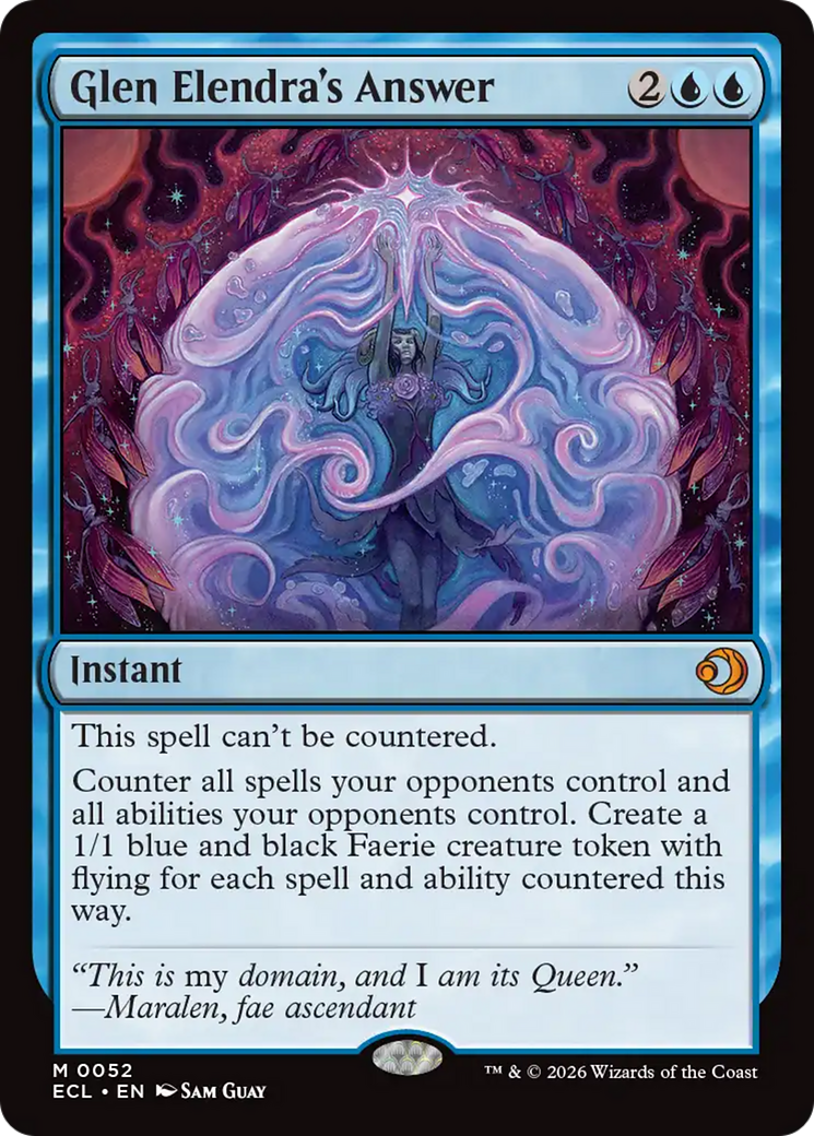 Glen Elendra's Answer [Lorwyn Eclipsed] | Cracking-Singles