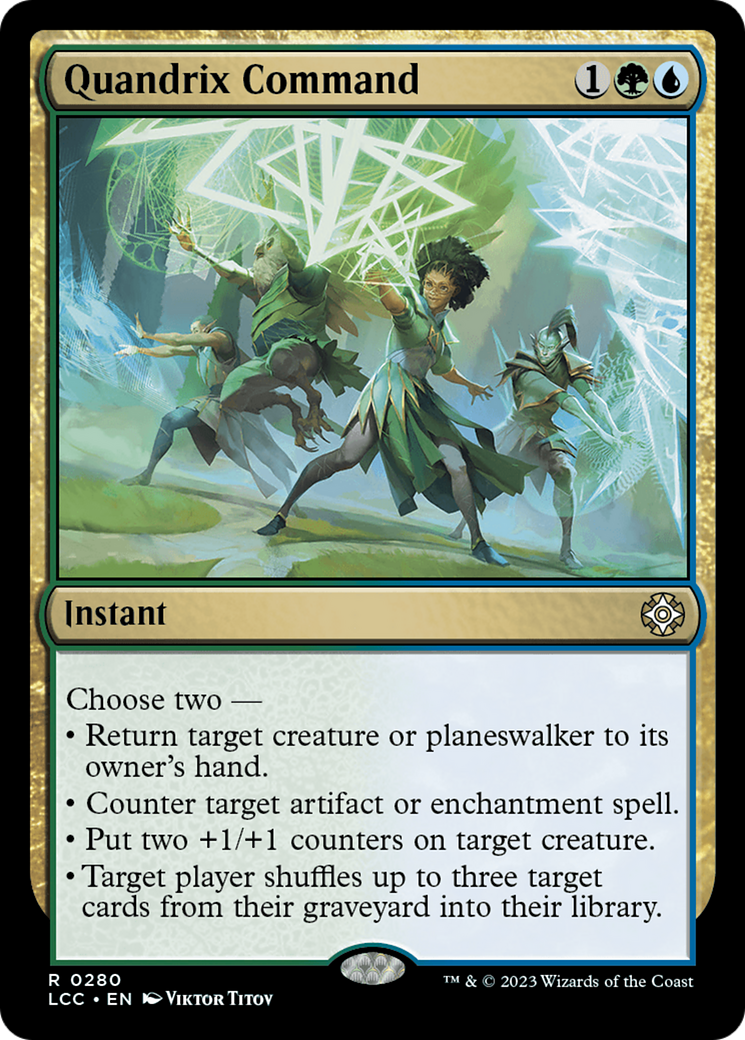 Quandrix Command [The Lost Caverns of Ixalan Commander] | Cracking-Singles