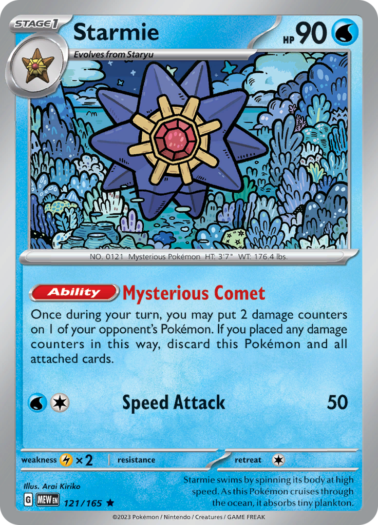 Starmie (121/165) [Scarlet & Violet 151] | Cracking-Singles