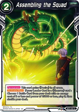 Assembling the Squad (BT7-107) [Assault of the Saiyans] | Cracking-Singles