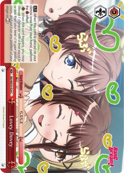 Lovey Dovey (BD/WE35-E24 C) [Poppin'Party x Roselia] | Cracking-Singles