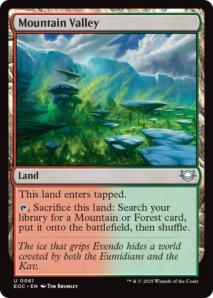 Mountain Valley [Edge of Eternities Commander] | Cracking-Singles