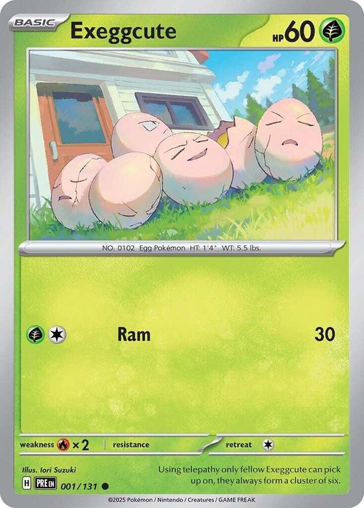 Exeggcute (001/131) [Scarlet & Violet: Prismatic Evolutions] | Cracking-Singles