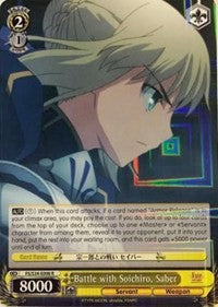 Battle with Soichiro, Saber (FS/S34-E008 R) [Fate/Stay Night [Unlimited Blade Works]] | Cracking-Singles
